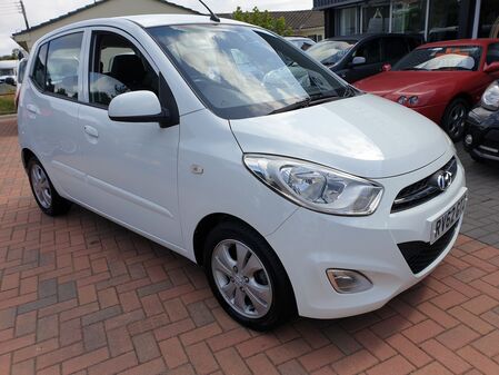 HYUNDAI I10 1.2 ACTIVE 5 DOOR HATCHBACK WHITE